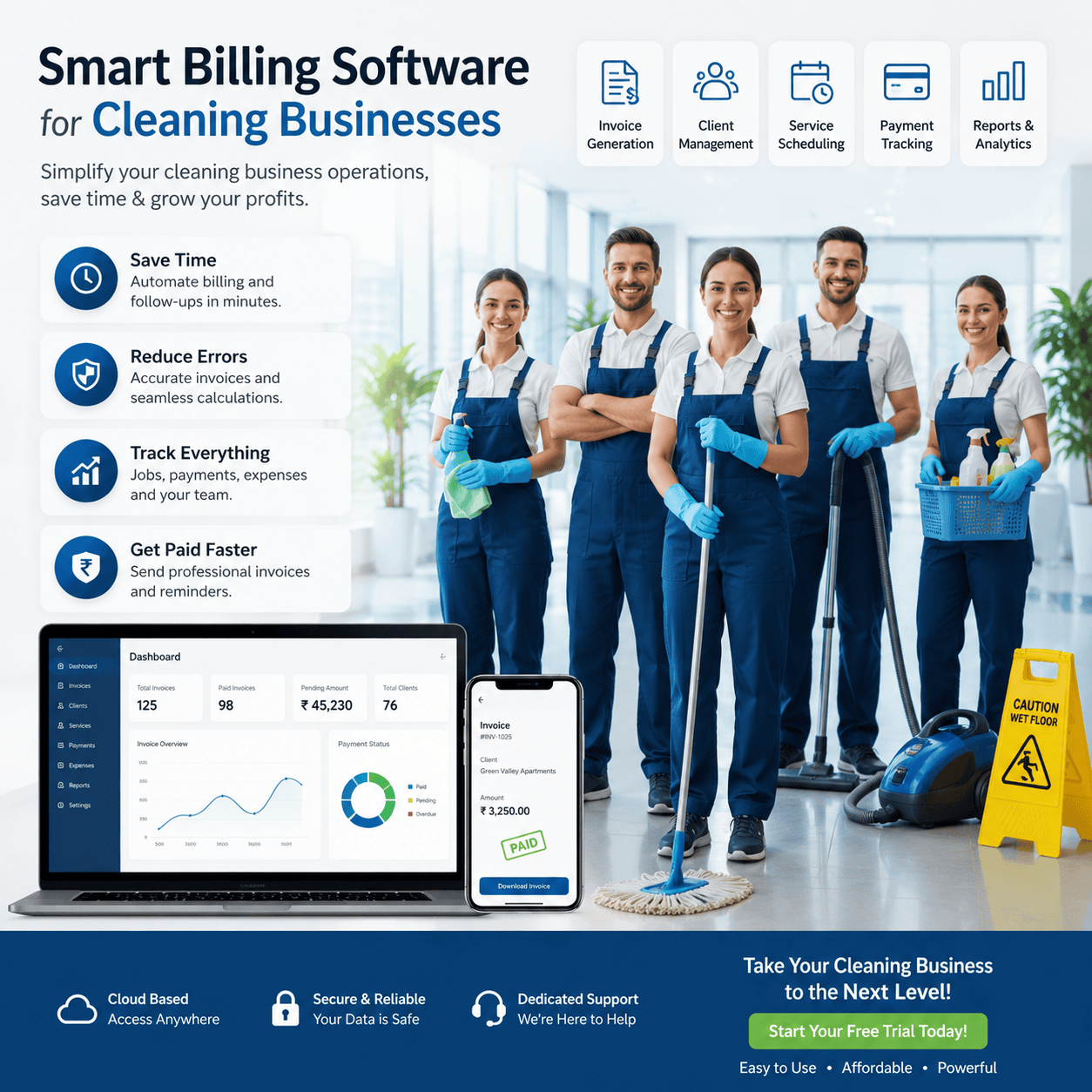 Home Cleaning and Pest Control Service Provider Using Q9Bill